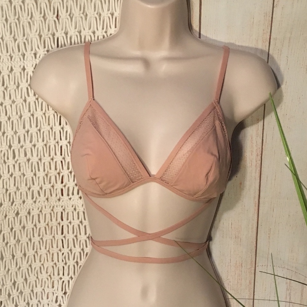 Victoria’s Secret | Nude Wrap Around V Bralette - Picture 1 of 7